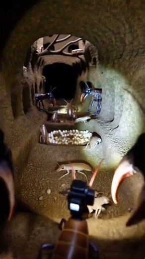 Termite Soldier POV: Inside a Massive Underground Colony 🐜🔬#Termite #TermiteSoldier #Isoptera