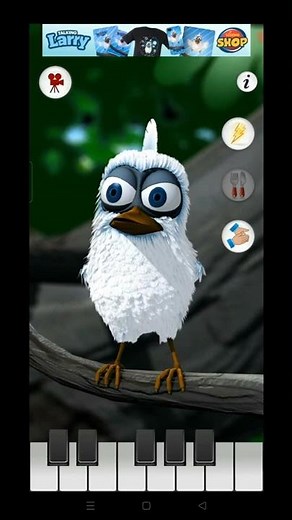 Larry the talking bird