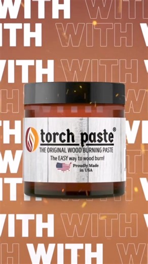 Torch Paste wood burning gel - An extra money maker. In both corporate and gift markets, there is a demand for decorating wood with logos, messages, or designs that look like it's laser engraved. With this original Torch Paste from the USA, you can effortlessly achieve outstanding quality results. Order yours today in-store or online: https://shop.jgelectronics.com/shop/torchpaste/ | JG Electronics