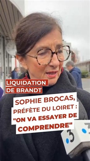 La République du Centre on Instagram: "Le tribunal de Nanterre a prononcé, ce jeudi 11 décembre, la liquidation de Brandt, fleuron de l'électroménager en France. L'usine de Saint-Jean-de-la-Ruelle (Loiret), comme trois autres sites, va donc fermer. 700 salariés en France se retrouvent au chômage, dont 350 dans le Loiret. Le point avec Sophie Brocas, la préfète de la région Centre-Val de Loire. #réaction #Brandt #chômage #Loiret #liquidation"