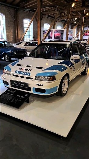 Athletic handsome man 💪 Mazda 323 GTX 4WD 1990 180HP 🤩 #sports #racing #car #mazda #mazda323 #4wd