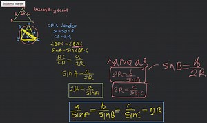 solution of triangle... | Filo
