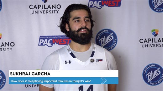 Post-game interview with Sukhraj Garcha as we discuss his contributions, winning these tight games, and what to work on for Saturday's rematch. #GoBlues #BleedBlue #CapU | Capilano University Blues