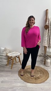 Winter outfits don’t have to be boring! Add some fun with bold colours 💕 Our Split Back Top is an elegant top with a feature back to add interest. A relaxed and flowing style, this top is both comfortable and timeless. Paired here with our Black Slouch Pants, this top will work with any piece in your wardrobe. SHOP NOW freez.com.au/product/split-back-top-pink/ | Freez Clothing