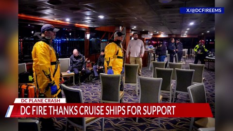 First responders thank cruise ships for support after DC plane crash