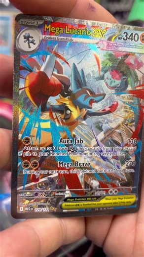 Mega Lucario vrs venusaur! This card is killer #pokemon #pokemoncard #tcg #pokemoncardstcg