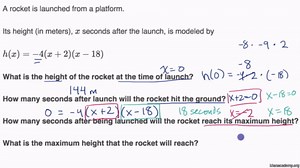 Quadratic word problems (factored form)