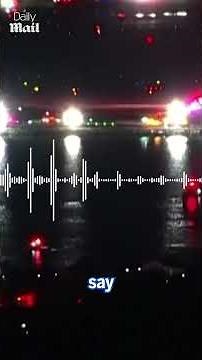 Harrowing audio from Black Hawk plane crash in Washington DC