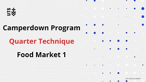 Camperdown Program Quarter technique. Picture description. Food market 1