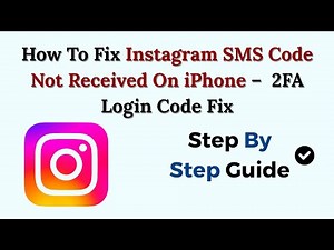 How To Fix Instagram SMS Code Not Received On iPhone – (2026) 2FA Login Code Fix