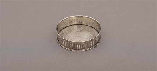 Vintage Reed & Barton Silverplated Wine/champagne Coaster – 4.5" Copper Base, Sheffield England Tableware Barware - Etsy