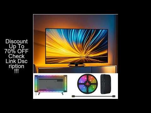 LED HDMI Sync TV Backlight with Dynamic Ambiance Lighting | Works with TV Box/PS5| Plug & Play, Gami