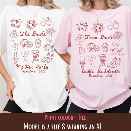 Team Bride Bridal Party Shirts Bachelorette Party Tops Comfort Colors Hen Party Tshirts Wedding Party Tshirt Bridal Party Tshirts Bach Shirt - Etsy