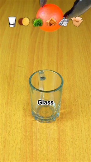 Faiz Meeran | Experiment hot ball vs Everything ( glass,chocolate,grass,foil ) | Instagram