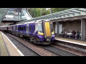 Scot Rail Class 380 Departing Edinburgh Haymarket (21/10/15)