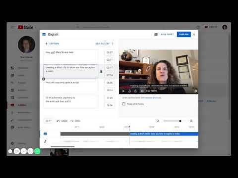 DEMO: How to Add Captions on YouTube with Auto-sync