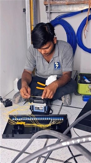 optical fiber cable splicing