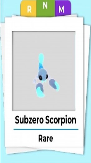 Subzero Scorpion Neon & Mega Neon in Adopt me #subzeroscorpion #neonsubzeroscorpion #adoptme