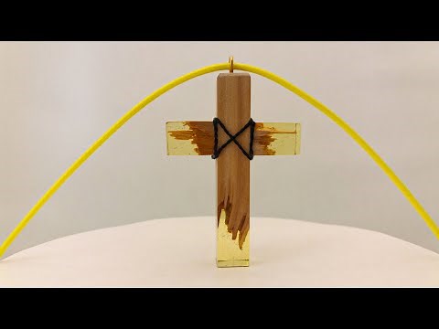 How to make a cross from resin and wood. Diy/Epoxy resin
