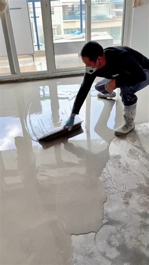 Polishing a large circular stone surface to achieve a smooth and refined finish