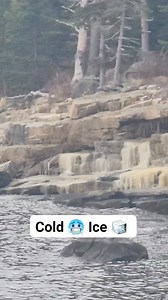 Schoodic Peninsula Acadia National Park in Winter Harbor Maine. It's definitely getting colder 🥶 #mainecoast #nationalpark #coldweather #ice | Wayne Bishko