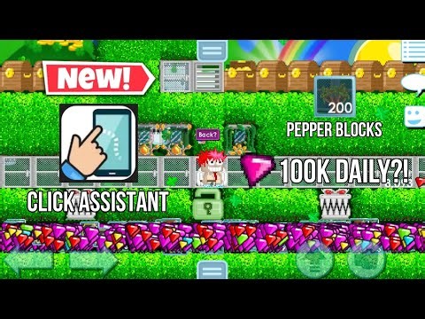 Auto Clicker for GrowTopia 2023! 5 Blocks Pepper 100% Works (Android & iOs) (Not Clickbait)