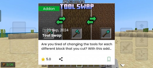 Enhance Your Minecraft Experience with Tool Swap Addon