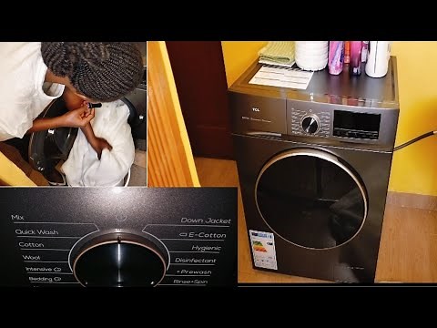 HOW TO USE TCL FRONT LOAD WASHING MACHINE|DEMO #tcl