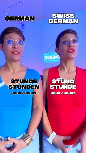 100K views · 1.7K reactions | German VS Swiss German: Singular and plurals compared.  #switzerland #schweizerdeutsch #learngerman #schwiizerdütsch #languages #swissgerman #switzerland #schweiz | Swiss German for Beginners | Facebook