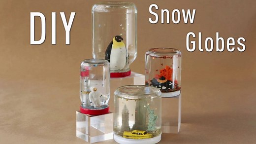 DIY Snowglobes: http://martha.ms/61858JODx | Martha Stewart