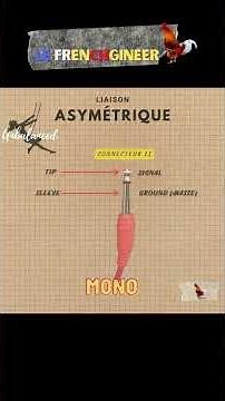 🎚️ Connectique : symétrique vs asymétrique, quelles différences ? #cables #audiogear #studiogear