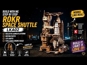 ROKR Space Shuttle LKA02| Honest Review Step-by-step ‪@Robotime‬ 🚀
