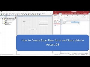 VBA USERFORM WITH ACCESS DB CONNECTION