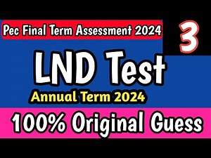 LND TEST Class 3 January 2024|LND Latest New version 2024|LND Test February 2024 Class 3
