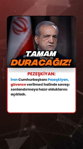 İran Cumhurbaşkanı'ndan Şok S*VAŞ Açıklaması! Bölgede Yeni Dönem mi Başlıyor?