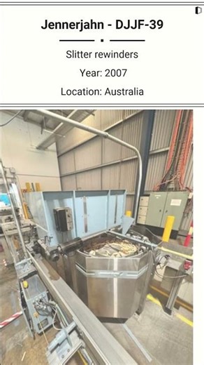 🚨 FOR SALE – Jennerjahn DJJF‑39 Fully Automatic Twin Paper Slitting Machine ‪@Machinedalal‬