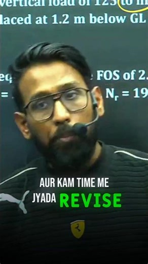 kam time mein Maximum revision #gate2026 #civilengineering #infinityzone #revision #examtips #hack