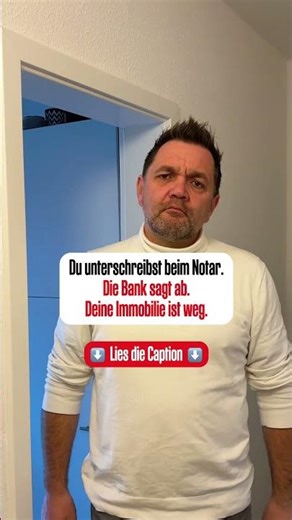 Viele glauben, sie hätten eine Finanzierungszusage #shorts