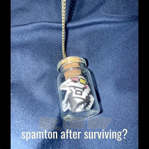 making a spamton after not surviving jar #deltarune #spamton