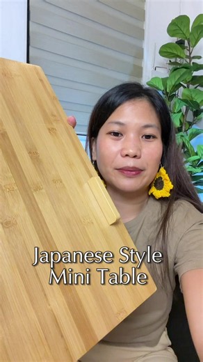 Japanese Style Mini Table for Laptop and Study (Space-Saver)