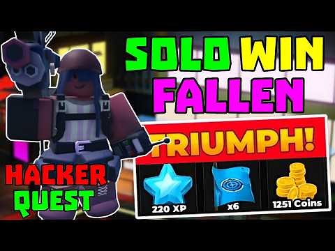 SOLO Fallen Cyber City Triumph with Hacker + Full Guide | TDS Tower Defense Simulator