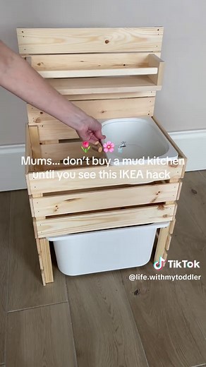 Building a DIY IKEA Mud Kitchen for Kids