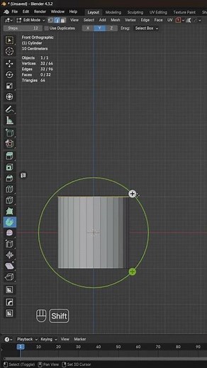 Blender Modeling Trick Easy Corner Pipe with Spin & Extrude #blender3d #blender3dmodelingtutorial