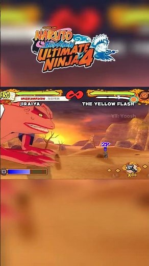 Gamabunta vs Minato Jutsu Clash - Naruto Shippuden Ultimate Ninja 4