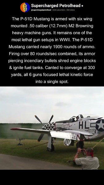 P-51D Mustang autocannon test