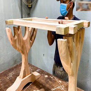 How To Make A Tea Table With An Unprecedented Fancy Design | Woodworking Skill
