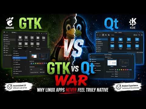 The GTK vs Qt War Explained: Why Linux Apps Never Feel Truly Native