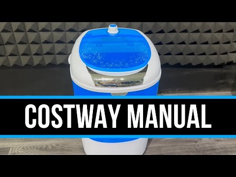 Costway 5.5lbs Portable Mini Compact Washing Machine Electric Laundry Spin Washer Dryer Manual