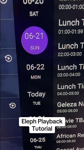 Miss a live broadcast? Don’t worry, just unlock Elephtv’s replay feature!