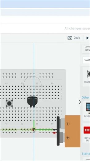 💡🔘 TinkerCad Tutorial | Bulb + Battery + Push Button Circuit 🔋 | Beginner Electronics Project 🚀